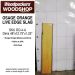 LIVE EDGE OSAGE ORANGE SLAB 48in. L X  12.75in. W X 1.25in. T