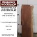 LIVE EDGE PERUVIAN WALNUT SLAB 37in. L X  13in. W X 1.25in.T
