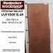 LIVE EDGE PERUVIAN WALNUT SLAB 48in. L X  18.5in. W X 1.25in. 