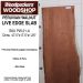 LIVE EDGE PERUVIAN WALNUT SLAB 47.5in. L X 17.5in. W X 1.25in. T