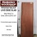 LIVE EDGE PERUVIAN WALNUT SLAB 48in. L X  14.25in. W X 1.25in. T