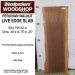 LIVE EDGE PERUVIAN WALNUT SLAB 48in. L X  14.75in. W X 1.25in. T