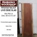 LIVE EDGE PERUVIAN WALNUT SLAB 48in. L X  14.5in. W X 1.25in. 