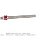 Paolini Pocket Rule - 12"/300mm Stainless Steel