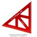 450mm Precision Triangle with no Case OPEN BOX
