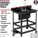 Premium Router Table Package 2 - Includes SF-PRO Universal Fence, 24x32 Phenolic Table, Quicklift 350 HDS Router Lift (fits 3.5" diameter router), Downdraft Cabinet, Adjustable Steel Stand, Wheel Kit 