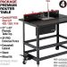 Premium Router Table Package 4 - Includes SF-PRO Universal Fence, 27x43 Phenolic Table, Quicklift 420 HDS Router Lift (fits 4.2" diameter router), Downdraft Cabinet, Adjustable Steel Stand, Wheel Kit 