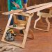 Woodsmith Fold-Flat Sawhorses Standard Plan – 8.5” x 11” Print (Shipped to You)
