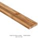 TEAK THIN-STOCK LUMBER ¾” X 5” X 36” 1-PIECE