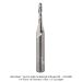 Ultra-Shear Solid Carbide 2-Flute Up-Cut Spiral Router Bit, 1/4" Shank, 1/8" Cutting Diameter, 1/2" Cutting Length, 2" Overall Length