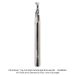 Ultra-Shear 2-Flute Solid Carbide Spiral Router Bit, Up Cut,  1/4" Shank, 4mm Dia., 11mm length of cut, 2-1/2" Overall Length