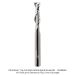 SOLID CARBIDE UP-CUT SPIRAL, 1/4" SH, 2 FL, 6mm DI OPEN BOX