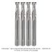 Ultra-Shear Solid Carbide Up-Cut Spiral Router Bit, 1/4" Cutting Diameter, 3/4" Cutting Length, 2-1/2" Overall Length, 1/4" Shank, 4 Pack