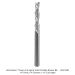 Ultra-Shear Solid Carbide 2-Flute Down Cut Spiral Router Bit, 1/4" Shank, 1/4" Diameter, 1-1/2" Cutting Length, 3-1/2" Overall Length