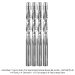 US Spiral Downcut Flush Trim 1/4"SH, 1/8" Step, 1-1/2" LOC, 3.5"OAL with Integral Stem, 4-Pack