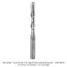 Ultra-Shear Solid Carbide 2-Flute Flush Trim Up-Cut Spiral Router Bit, 1/4" Shank, 1/4" Cutting Diameter, 1.50" Cutting Length, 3-1/2" Overall Length