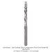 Ultra-Shear Solid Carbide 2+2-Flute Spiral Compression Flush Trim Router Bit, 1/4" Shank, 1/4" Diameter, 1-1/2" Cutting Length