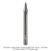 Ultra-Shear 2-Flute Solid Carbide 15 Degree Engraving Bit, 3/32 x 45 Deg Tip, 1/4" Shank, 2-1/2" Overall Length