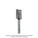 CARBIDE TIPPED HINGE MORTISING BIT, 2-FL, 1/4" SH, 1/2" D, 3/4" CL, 2" OAL OPEN BOX