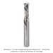 SOLID CARBIDE STUBBY COMPRESSION, 1/4" SH, 2-FL, 1/4" DIA, 3/4" CL, 2" OAL.