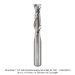 SOLID CARBIDE STUBBY UPCUT, 1/4" SH, 2-FL, 1/4" DIA, 7/8" CL, 2" OAL