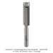 Carbide Tipped Flush Trim Bit, 2-Flute, 1/4"SH, 3/8"D, 1"CL