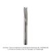 thumbnail image 2 of Solid Carbide Spiral Bit Bosch 1/4 X 1 Inch Solid Carbide Downcut Spiral Bit - 2-Flute Router Bit For CNC & Woodworking 1/4 Inch Shank Bit 2 of 14