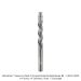 SOLID CARBIDE 3 FL DOWNCUT FLUSH TRIM 1/4"SH, 1/4" OPEN BOX