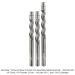 Ultra-Shear Solid Carbide 3-Flute Flush Trim Down-Cut Spiral Router Bit 3-Piece Set Includes 1/4'" Cutting Diameter, 1/4" Shank x .75", 1.0" and 1.25" Cutting Length Bits