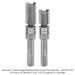 Template Pattern Bit, 1/4" Shank,  3/8" Dia., 2-Pc Set