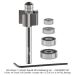 CARBIDE TIPPED 3-FLUTE MINI RABBETING BIT, 1/4" SH, 3-FL, 7/8" DIA, FLUSH TRIM