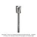 Ultra-Shear 2-Flute Carbide Head Router Bit, Down Cut, 1/4" Shank, 15/32" Dia., 9/16" length of cut, 2-1/2" Overall Length