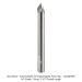 Ultra-Shear 3-Flute Solid Carbide 60 Degree Engraving Bit, Pencil Tip, 1/4" Shank, 2-1/2" Overall Length
