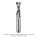 SOLID CARBIDE UPCUT, 2-FL, 3/8" SH, 3/8" DIA, 1" CL, 2-1/2" OAL