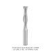 2-Flute Spiral Upcut Router Bit, 1/2” OAD, 2” CEL, 1/2” SHANK, 4” OAL