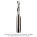 SOLID CARBIDE UP-CUT SPIRAL, 1/2" SH, 2-FL, 8mm DI OPEN BOX