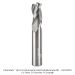Ultra-Shear Solid Carbide Up-Cut Spiral Router Bit 3-Flute, 1/2" Cutting Diameter, 1" Cutting Length, 1/2" Shank