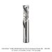 Ultra-Shear 2- Flute Solid Carbide Short Up-Cut Compression Router Bit, 1/2" Dia, 1-1/4" Cut Length, 3"Overall Length, 1/2" Shank