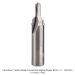 SOLID CARBIDE #12 SLOTTING COUNTER SINK, 2-FLUTE, 1/2" SHANK, 82 DEGREE, 2-1/2" OAL OPEN BOX
