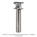 Ultra-Shear 12mm Half Round, 2-Flute Carbide Head Router Bit, 1/2" Shank, 2-7/8" Overall Length