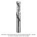 Ultra-Shear 2- Flute Solid Carbide Short Up-Cut Compression Router Bit, 1/2" Dia, 1-5/8" Cut Length, 3-1/2"Overall Length, 1/2" Shank