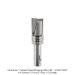 Carbide Tipped Plunging Pattern Bit, 2-Flute, 3/4"D, 1"CL, 1/2"SH, 3"OAL