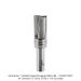 Carbide Tipped Plunging Pattern Bit, 2-Flute, 3/4"D, 1-1/4"CL, 1/2"SH, 3-3/8"OAL