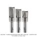 Carbide Tipped Plunge Pattern Bit, 2-Flute, 3/4"D, 1/2"SH, 3-PC SET