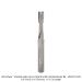 (Variable Helix) Solid Carbide Up Cut Spiral Router Bit 3/8"SH, 5/16" DIA, 1-1/2" CL, 3-1/2" OAL