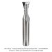 SOLID CARBIDE SPIRAL DOVETAIL, 2-FL UP-CUT, 1/2" S OPEN BOX
