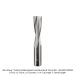 SOLID CARBIDE RAISED LAND MORTISE AND TENON BIT, 2-FL, 1/2" SH, 1/2" D, 1-1/4" CL, 3" OAL