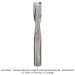 SOLID CARBIDE, UP CUT, VARIABLE HELIX, 1/2" SH, 2 FL, 1/2" D, 2" CL, 4-1/2" OAL