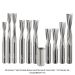 SOLID CARBIDE RAISED LAND MORTISE AND TENON MASTER SET - 11-PC