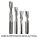 SOLID CARBIDE RAISED LAND MORTISE AND TENON BIT, 1/2" SH, 1/2" D, 4-PC SET